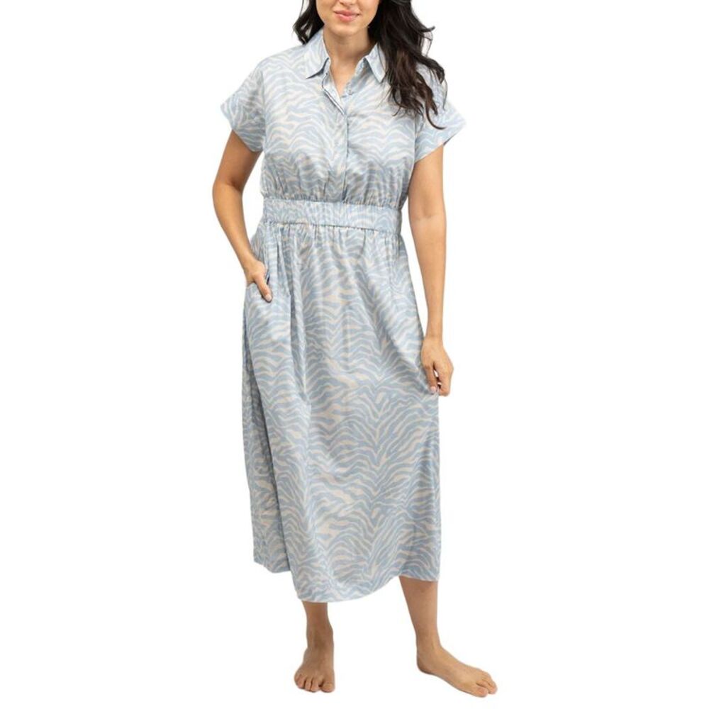 Beau & Ro Womens  Lisa Dress, Blue